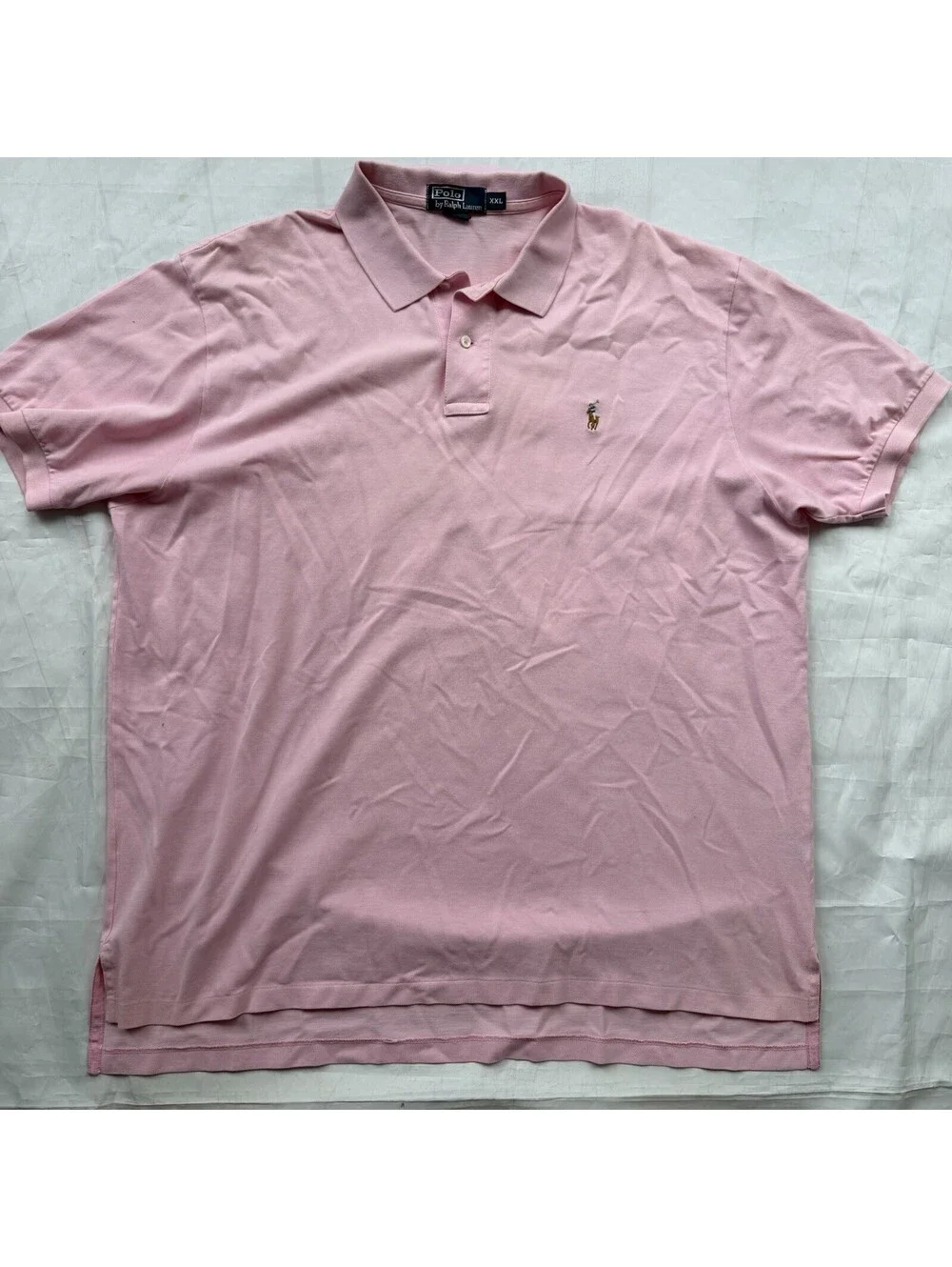 Polo Ralph Lauren Polo Shirts Men’s XXL Lot of 2 Green Pink Classic Fit Pony 2XL